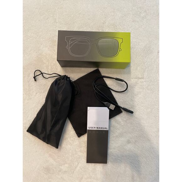 NEW Smart Glasses Bluetooth Speaker UV Protection Voice Control Blue Light Lens main image 12